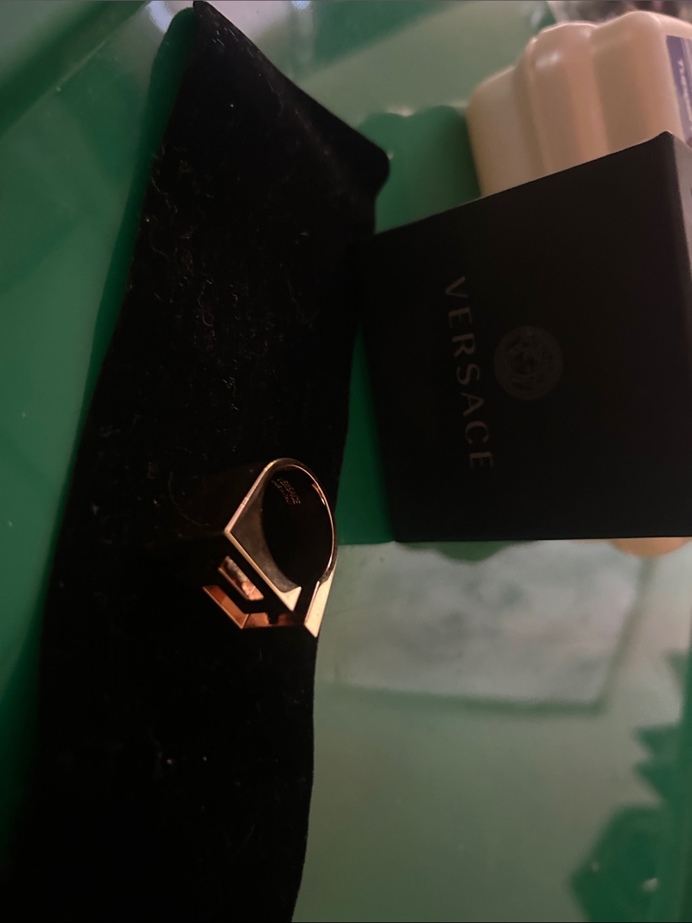 Versace Gold Versace ring size 6 - Picture 4 of 6